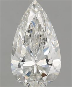 Picture of Natural Diamond 1.01 Carats, Pear with  Cut, H Color, SI2 Clarity and Certified by GIA