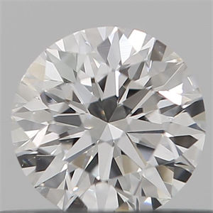 Picture of Natural Diamond 0.40 Carats, Round with Excellent Cut, F Color, VS2 Clarity and Certified by GIA