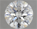 Natural Diamond 1.40 Carats, Round with Excellent Cut, F Color, VVS2 Clarity and Certified by GIA