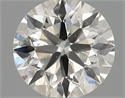 Natural Diamond 0.50 Carats, Round with Excellent Cut, H Color, SI1 Clarity and Certified by IGI