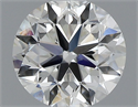 Natural Diamond 0.50 Carats, Round with Very Good Cut, H Color, SI1 Clarity and Certified by GIA