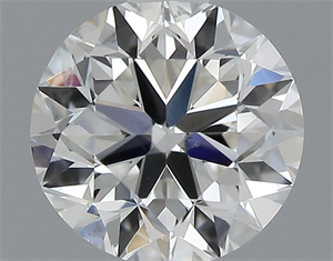 Picture of Natural Diamond 0.50 Carats, Round with Very Good Cut, H Color, SI1 Clarity and Certified by GIA