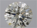 Natural Diamond 3.08 Carats, Round with Excellent Cut, J Color, VS2 Clarity and Certified by IGI