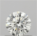 Natural Diamond 0.52 Carats, Round with Excellent Cut, I Color, SI1 Clarity and Certified by GIA