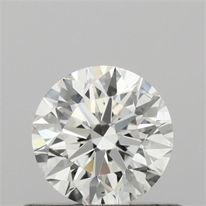 Picture of Natural Diamond 0.52 Carats, Round with Excellent Cut, I Color, SI1 Clarity and Certified by GIA