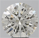 Natural Diamond 5.09 Carats, Round with Excellent Cut, K Color, VS1 Clarity and Certified by IGI