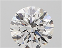 Natural Diamond 0.40 Carats, Round with Excellent Cut, G Color, VVS2 Clarity and Certified by GIA