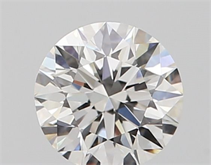 Picture of Natural Diamond 0.40 Carats, Round with Excellent Cut, G Color, VVS2 Clarity and Certified by GIA