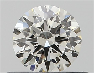 Picture of Natural Diamond 0.41 Carats, Round with Excellent Cut, I Color, VS1 Clarity and Certified by GIA