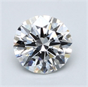 Natural Diamond 1.43 Carats, Round with Excellent Cut, D Color, VVS1 Clarity and Certified by GIA