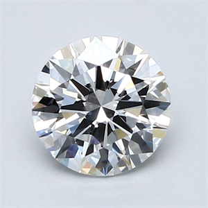 Picture of Natural Diamond 1.43 Carats, Round with Excellent Cut, D Color, VVS1 Clarity and Certified by GIA