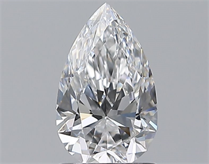 Picture of Natural Diamond 1.03 Carats, Pear with  Cut, D Color, VVS1 Clarity and Certified by GIA