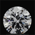 Natural Diamond 1.52 Carats, Round with Excellent Cut, D Color, VVS2 Clarity and Certified by GIA