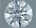 Natural Diamond 1.41 Carats, Round with Excellent Cut, E Color, IF Clarity and Certified by GIA