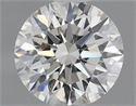 Natural Diamond 0.41 Carats, Round with Excellent Cut, H Color, VS1 Clarity and Certified by IGI