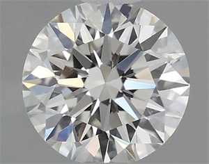 Picture of Natural Diamond 0.41 Carats, Round with Excellent Cut, H Color, VS1 Clarity and Certified by IGI