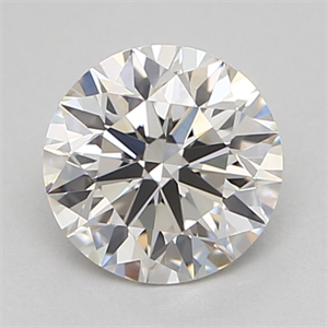 Picture of Natural Diamond 0.42 Carats, Round with Excellent Cut, I Color, VVS1 Clarity and Certified by GIA