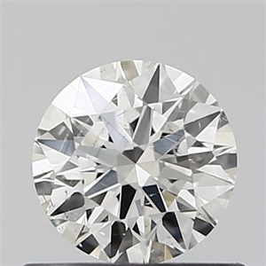 Picture of Natural Diamond 0.50 Carats, Round with Excellent Cut, H Color, SI1 Clarity and Certified by IGI