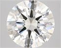 Natural Diamond 5.71 Carats, Round with Excellent Cut, K Color, IF Clarity and Certified by GIA