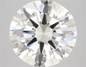 Picture of Natural Diamond 5.71 Carats, Round with Excellent Cut, K Color, IF Clarity and Certified by GIA