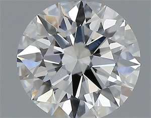 Picture of Natural Diamond 0.40 Carats, Round with Excellent Cut, F Color, SI1 Clarity and Certified by GIA