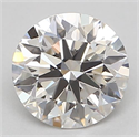 Natural Diamond 0.45 Carats, Round with Excellent Cut, H Color, VVS1 Clarity and Certified by GIA