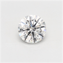 Natural Diamond 2.51 Carats, Round with Excellent Cut, I Color, SI2 Clarity and Certified by GIA