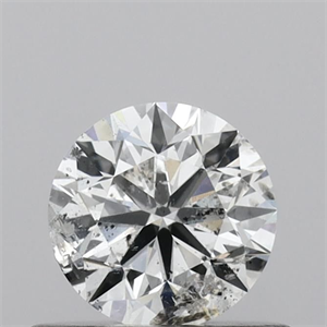 Picture of Natural Diamond 0.51 Carats, Round with Very Good Cut, E Color, I1 Clarity and Certified by IGI