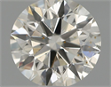 Natural Diamond 0.50 Carats, Round with Excellent Cut, I Color, SI1 Clarity and Certified by IGI