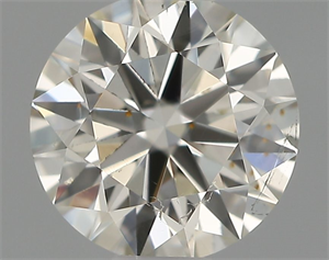 Picture of Natural Diamond 0.50 Carats, Round with Excellent Cut, I Color, SI1 Clarity and Certified by IGI