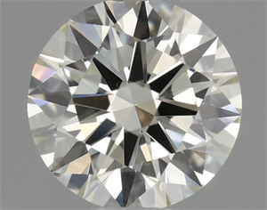 Picture of Natural Diamond 0.43 Carats, Round with Excellent Cut, K Color, VS1 Clarity and Certified by IGI