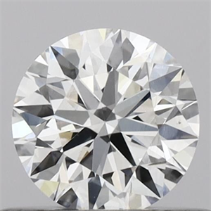 Picture of Natural Diamond 0.45 Carats, Round with Excellent Cut, G Color, VS2 Clarity and Certified by GIA