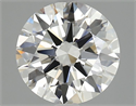 Natural Diamond 1.90 Carats, Round with Excellent Cut, I Color, VS1 Clarity and Certified by GIA