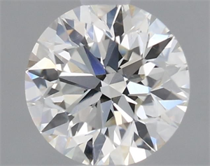 Picture of Natural Diamond 0.41 Carats, Round with Excellent Cut, J Color, VS2 Clarity and Certified by GIA