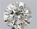 Natural Diamond 0.50 Carats, Round with Excellent Cut, J Color, VS1 Clarity and Certified by GIA