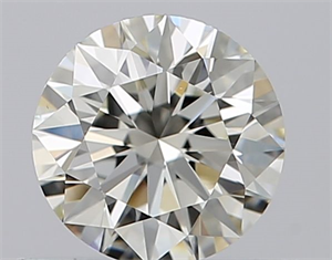 Picture of Natural Diamond 0.50 Carats, Round with Excellent Cut, J Color, VS1 Clarity and Certified by GIA