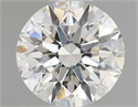 Natural Diamond 0.48 Carats, Round with Excellent Cut, J Color, SI1 Clarity and Certified by GIA