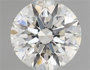 Picture of Natural Diamond 0.48 Carats, Round with Excellent Cut, J Color, SI1 Clarity and Certified by GIA