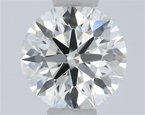 Picture of Natural Diamond 0.45 Carats, Round with Excellent Cut, J Color, VVS1 Clarity and Certified by GIA