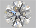 Natural Diamond 2.05 Carats, Round with Excellent Cut, H Color, VS2 Clarity and Certified by GIA