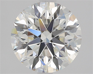 Picture of Natural Diamond 2.05 Carats, Round with Excellent Cut, H Color, VS2 Clarity and Certified by GIA