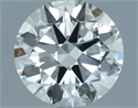 Natural Diamond 2.51 Carats, Round with Excellent Cut, I Color, VS2 Clarity and Certified by IGI