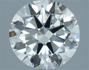 Picture of Natural Diamond 2.51 Carats, Round with Excellent Cut, I Color, VS2 Clarity and Certified by IGI