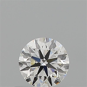 Picture of Natural Diamond 0.44 Carats, Round with Very Good Cut, H Color, VS2 Clarity and Certified by GIA