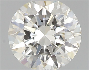 Picture of Natural Diamond 0.40 Carats, Round with Excellent Cut, J Color, VVS1 Clarity and Certified by GIA