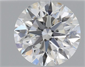 Natural Diamond 0.40 Carats, Round with Excellent Cut, G Color, SI1 Clarity and Certified by GIA