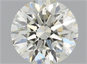 Natural Diamond 0.57 Carats, Round with Excellent Cut, K Color, VS1 Clarity and Certified by GIA