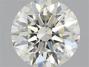 Picture of Natural Diamond 0.57 Carats, Round with Excellent Cut, K Color, VS1 Clarity and Certified by GIA