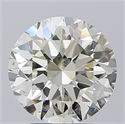 Natural Diamond 4.00 Carats, Round with Excellent Cut, K Color, SI1 Clarity and Certified by IGI