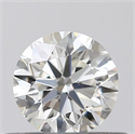 Natural Diamond 0.40 Carats, Round with Very Good Cut, H Color, VS2 Clarity and Certified by GIA